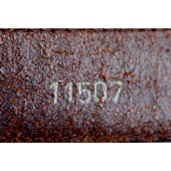 Onyx by BRIGHTON BROWN GENUINE LEATHER 1 1/8"Wd CASUAL DRESS BELT Sz 40 (G37 - Picture 9 of 15